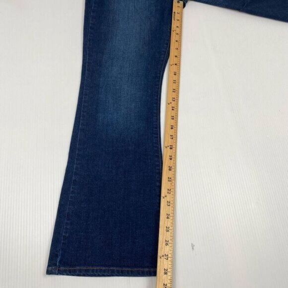 Lucky Brand Sofia Boot Women's size 10/30 Mid Rise Blue Medium Denim Boot Ankle. - Picture 6 of 12